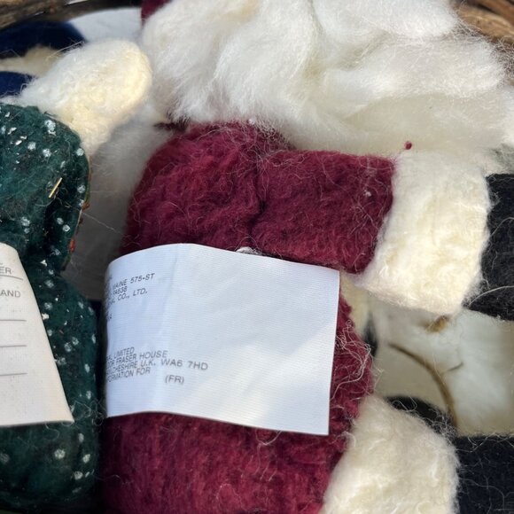 Holiday Elegance Santa Snowman Welcome Wreath Sleigh Design New - Picture 9 of 9